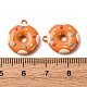 Подвески из сплава краски для выпечки FIND-G097-05F-3