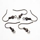 Латунные крючки для сережек KK-Q362-AB-NF-1