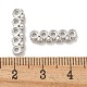 Латунные прозрачные распорные планки из кубического циркония KK-L075-009P-2