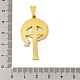 Ионное покрытие (ip) подвески из нержавеющей стали 304 STAS-D112-04AG-01-3