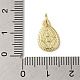 Подвески из латуни с покрытием из эмали KK-B092-21G-01-3