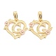 Настоящие кулоны из латуни KK-J042-43G-G-1