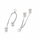 Подвески с кисточками из латуни KK-C236-02P-2