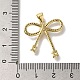 Подвеска с бантом из латуни KK-U019-28G-3