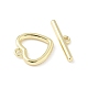 Застежки-тоглы из сплава в форме сердца FIND-B047-22G-3