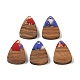 Подвески из смолы и дерева WOOD-S061-02J-1