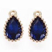 Подвески из латуни с инкрустацией кубическим цирконием KK-S356-771J