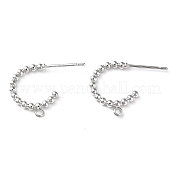Серьги-гвоздики из латуни KK-F862-01P