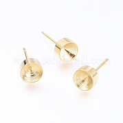 Серьги-гвоздики из нержавеющей стали 304 STAS-I088-H-03G
