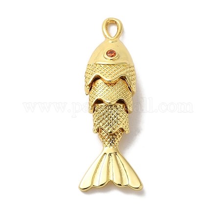 Латунные микро проложить кубического циркония подвески KK-C072-40G-1