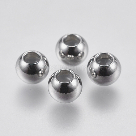201 бусина из нержавеющей стали STAS-F195-007P-6mm-1