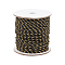 PandaHall Decorative Metallic Twisted Cord Trim, 38 Yards 3mm Braided Rope Cord Thread String for Home Décor, Embellish Costumes, Honor Cord, Christmas Bag Drawstrings (Black)