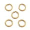 Ion Plating(IP) 304 Stainless Steel Open Jump Rings, Real 18K Gold Plated, 10x1.5mm, Inner Diameter: 7mm