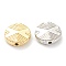 Rack Plating Alloy Beads, Lead Free & Cadmium Free, Long-Lasting Plated, Flat Round, Mixed Color, 10.5x3mm, Hole: 1.2mm