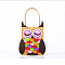 DIY Rectangle with Dog Pattern Kraft Paper Bag Making Set, Including Paper Bag, Non Woven Fabrics Stickers, Mixed Color, 306mm, Bag: 210x160x1.5mm, Unfold: 210x160x80mm