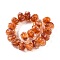 Handmade Lampwork Beads Strands, Rondelle, Peru, 11.5~12.5x7mm, Hole: 2.5mm, about 20pcs/strand, 5.51~6''(14~15cm)