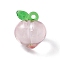 Transparent Resin Pendants, 3D Peach Charms, Thistle, 17.5x15x14mm, Hole: 1.8mm