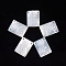 Natural White Shell Pendants, Religion, Rectangle with Virgin Mary, 15.5x11.5~12x2.5mm, Hole: 1mm