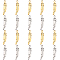 DICOSMETIC 60Pcs 2 Colors Feather Charms Pendants Stainless Steel Women's Dreamcatcher Feather Pendant Necklace Golden Color Single Feathered Leaf Pendant for Jewelry Making, Hole: 1mm