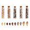 SUPERFINDINGS 5 Styles Natural Sea Shell Beads with Glass Bottle Ocean Beach Spiral Shells Decorations No Hole Miniature Shells for Vase Fille Beach Theme Party DIY Craft Wedding Decor