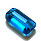 K9 Glass, Imitation Austrian Crystal Beads, Grade AAA, Faceted, Rectangle, Dodger Blue, 4.55x8x3mm, Hole: 0.7~0.9mm