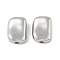 304 Stainless Steel Beads, Rectangle Prism, Stainless Steel Color, 14x10x6mm, Hole: 2mm