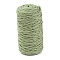Cotton String Threads, for DIY Crafts, Gift Wrapping and Jewelry Making, Dark Sea Green, 3mm, about 150m/roll