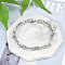 304 Stainless Steel Oval Link  Chain Bracelets for Women Men, Stainless Steel Color, 8-1/8 inch(20.5cm)