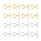 UNICRAFTALE 24 Sets 2 Colors 24K Gold Plated Stainless Steel Toggle Clasps Gold Plated T Bar Closure Clasps OT End Fasteners Round Ring Toggle Clasps Connectors for DIY Bracelets Jewelry Making