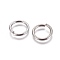 Tarnish Resistant 304 Stainless Steel Jump Rings, Open Jump Rings, Stainless Steel Color, 10 Gauge, 20x2.5mm, Inner Diameter: 15mm