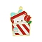Valentine's Day Alloy Enamel Pendants, Golden, Bear Charm, Box, 28x20x1mm, Hole: 1.6mm