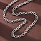 201 Stainless Steel Cable Chain Necklaces, Non-Tarnish, Stainless Steel Color, 23.90 inch(60.7cm)