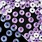 Luminous Resin Imitation Food Decoden Cabochons, Glow in the Dark, Donut, Thistle, 8.5~9x4.5mm