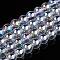 Electroplate Transparent Glass Beads Strands, AB Color Plated, Round, Clear AB, 6~6.5mm, Hole: 1.4mm, about 67~70pcs/strand, 14.76 inch~15.16 inch(37.5~38.5cm)