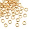 304 Stainless Steel Split Rings, Ion Plating(IP), Real 18K Gold Plated, 5x1.5mm, Inner Diameter: 3.5mm, about 200pcs/set
