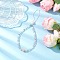 Natural Rose Quartz Mobile Straps, with Nylon Threads, Pink, 216mm