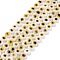 Handmade Lampwork Beads, Flat Round with Evil Eye, Clear, 4.5x2.5mm, Hole: 0.6mm, about 90~100pcs/strand, 15.35''~15.75''(39~40cm)