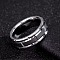 201 Stainless Steel Finger Rings for Unisex, Stainless Steel Color, US Size 9(18.9mm)