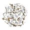Tibetan Style Alloy Pendants, Mixed Shapes, Weaponry, Mixed Color, 80pcs/box