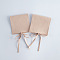 Microfiber Jewelry Storage Gift Pouches, Envelope Bags with Flap Cover, for Jewelry, Watch Packaging, Square, Dark Salmon, 6x6cm