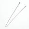 Tarnish Resistant 304 Stainless Steel Round Ball Pins, Stainless Steel Color, 50mm, Pin: 0.7mm, 500pcs/bag