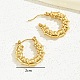 Серьги-кольца из нержавеющей стали 304 JR3328-4