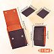 Портативные сумки для хранения часов из искусственной кожи ABAG-WH0048-20A-2