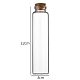 Стеклянная бутылка CON-WH0085-71H-1