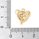 Латунные микропаве прозрачные подвески с фианитом KK-U064-07G-3
