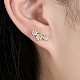 Серьги-гвоздики с кубическим цирконием HO3572-6-2