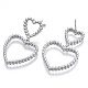 Серьги-гвоздики из латуни KK-N232-105P-NF-2