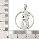 Подвески из нержавеющей стали 304 на рождественскую тематику STAS-Q005-01P-01-3