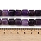 Природный аметист нитей бисера G-G275-D11-10x10mm-5