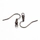 Латунные крючки для сережек KK-Q362-AB-NF-2